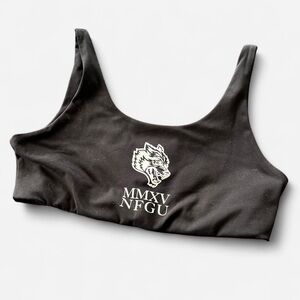 Darc Sport Black Wolf Emblem Sports Bra